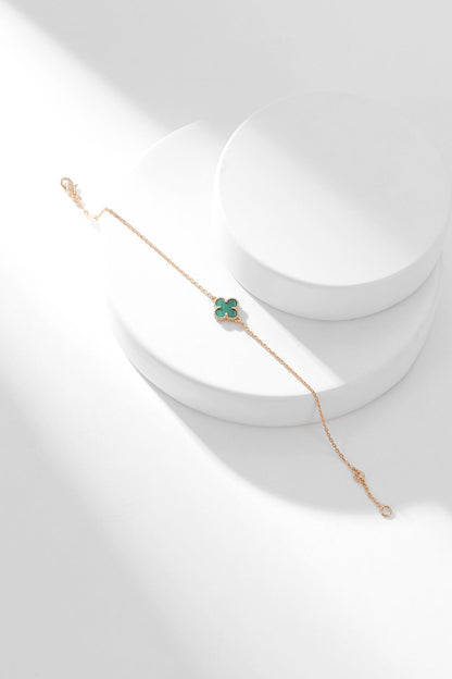 [Spark]CLOVER BRACELET MALACHITE 1 MOTIF