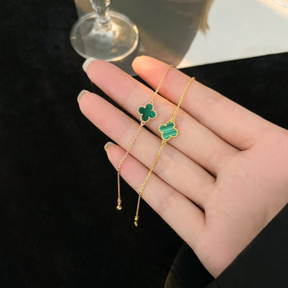 [Spark]CLOVER BRACELET MALACHITE 1 MOTIF