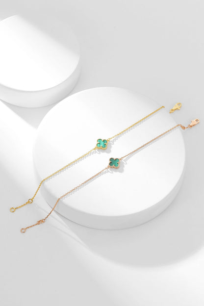 [Spark]CLOVER BRACELET MALACHITE 1 MOTIF