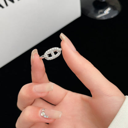 [Spark]RONDE SMALL SILVER DIAMOND RING