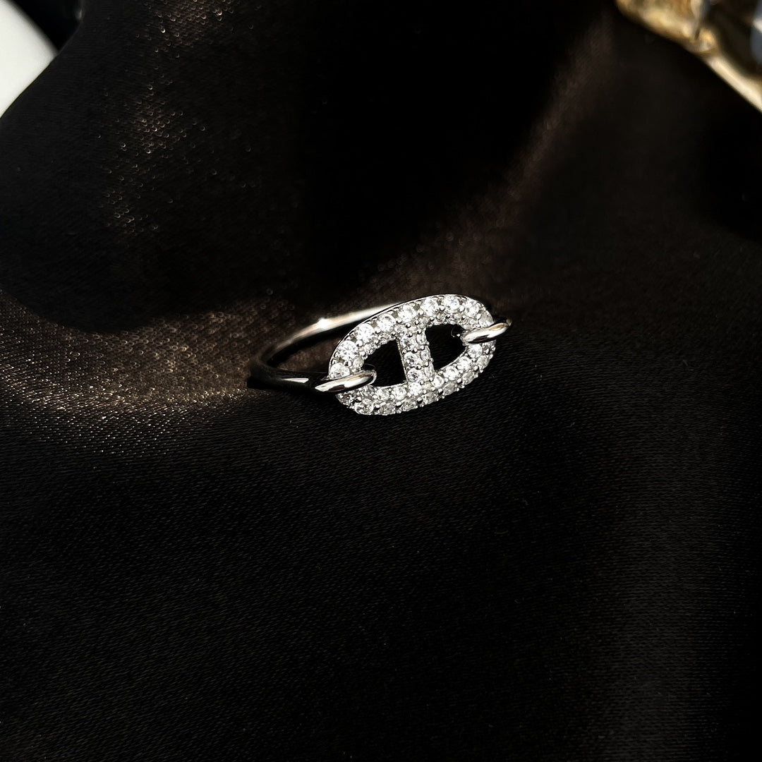 [Spark]RONDE SMALL SILVER DIAMOND RING
