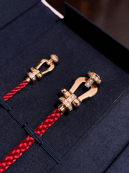 [Spark]FORCE 10 HALF DIAMOND PINK GOLD RED CORDERI LARGE AND MEDIUM MODEL