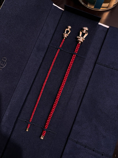 [Spark]FORCE 10 HALF DIAMOND PINK GOLD RED CORDERI LARGE AND MEDIUM MODEL