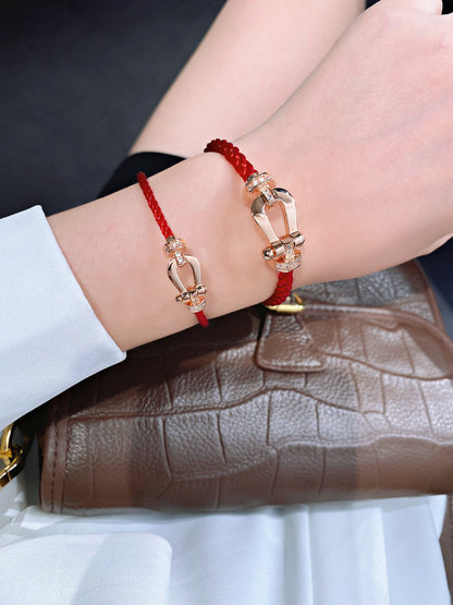 [Spark]FORCE 10 HALF DIAMOND PINK GOLD RED CORDERI LARGE AND MEDIUM MODEL