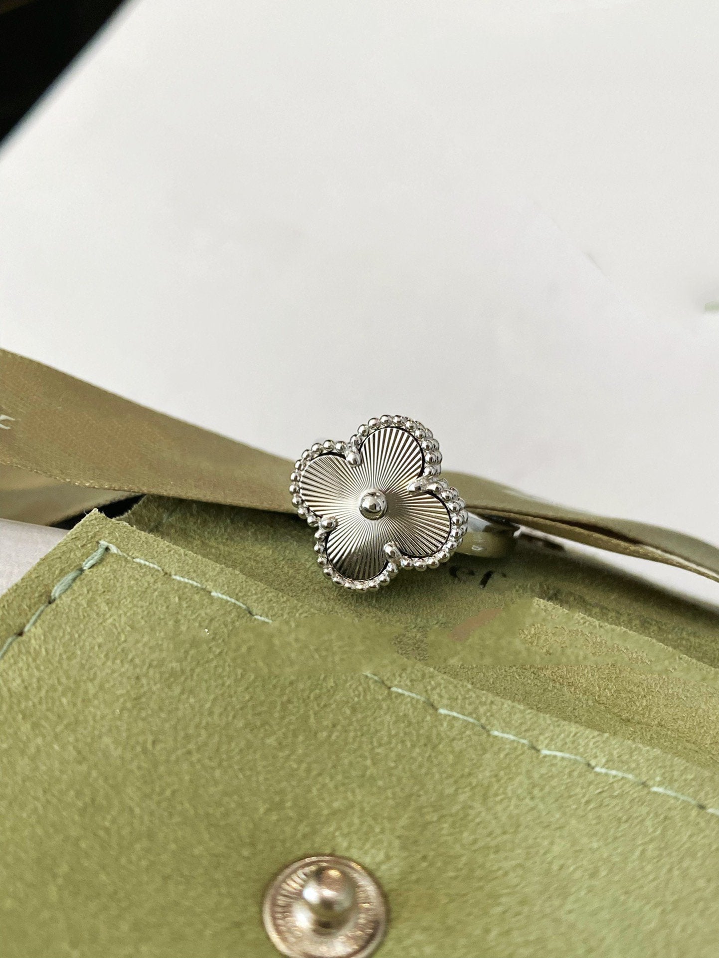 [Spark]CLOVER SILVER RING