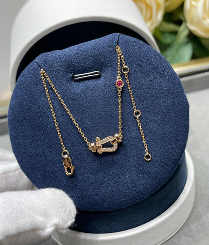 [Spark]FORCE 10 DIAMOND PINK GOLD NECKLACE