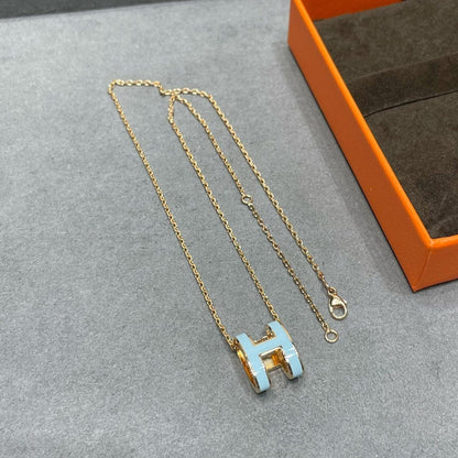 [Spark]POP H SKY BLUE NECKLACE