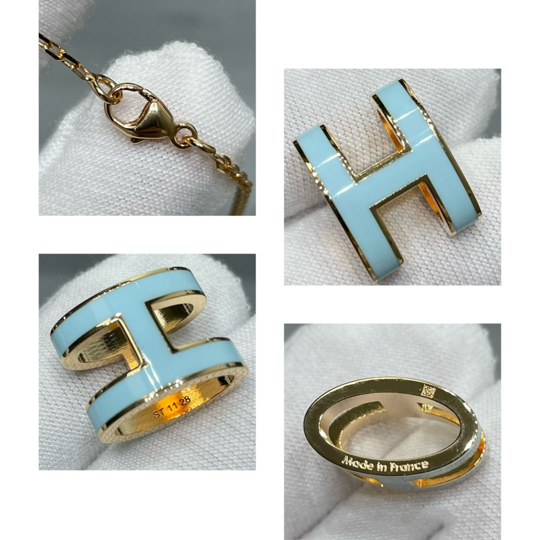 [Spark]POP H SKY BLUE NECKLACE