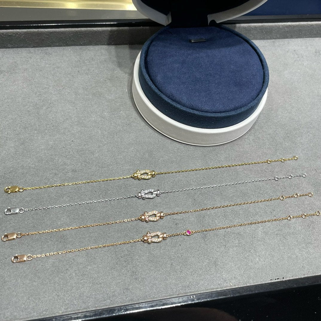[Spark]FORCE 10 DIAMOND CHAIN LINK PINK GOLD BRACELET