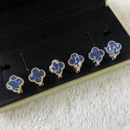 [Spark]CLOVER PIETERSITE MEDIUM STUD EARRINGS