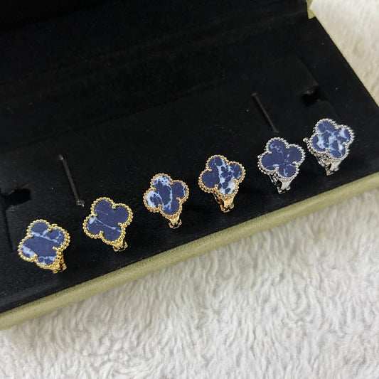 [Spark]CLOVER PIETERSITE MEDIUM STUD EARRINGS