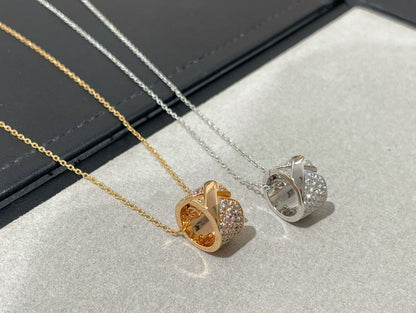 [Spark]LIENS EVIDENCE DIAMOND PAVED NECKLACE