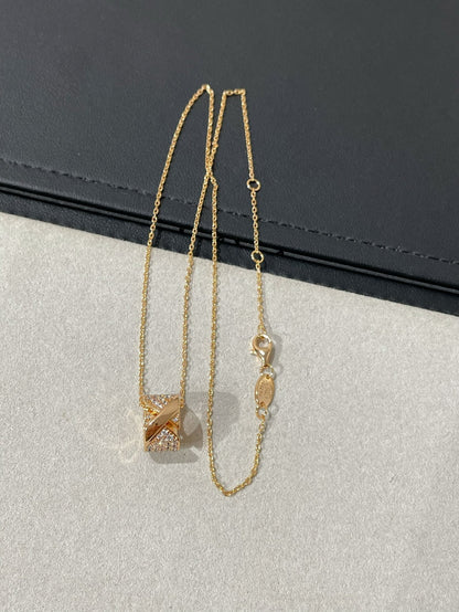 [Spark]LIENS EVIDENCE DIAMOND PAVED NECKLACE