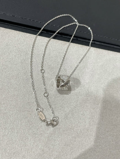 [Spark]LIENS EVIDENCE DIAMOND PAVED NECKLACE