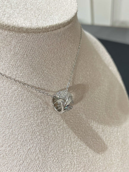 [Spark]LIENS EVIDENCE DIAMOND PAVED NECKLACE