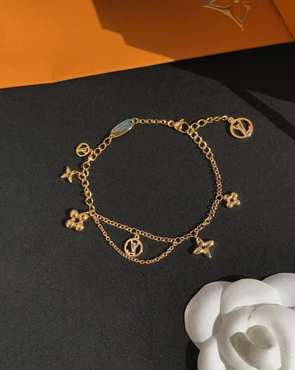 [Spark]BLOOMING PINK GOLD MOP BRACELET