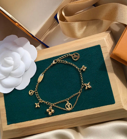 [Spark]BLOOMING PINK GOLD MOP BRACELET