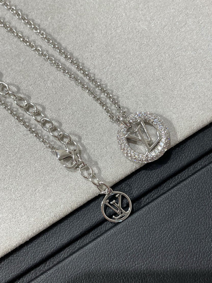 [Spark]BY NIGHT DIAMOND PAVED NECKLACE