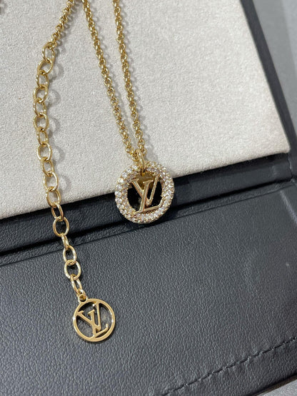 [Spark]BY NIGHT DIAMOND PAVED NECKLACE