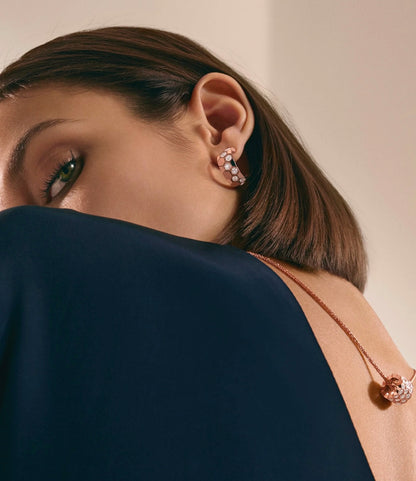 [Spark]BEE LOVE DIAMOND HOOP EARRINGS