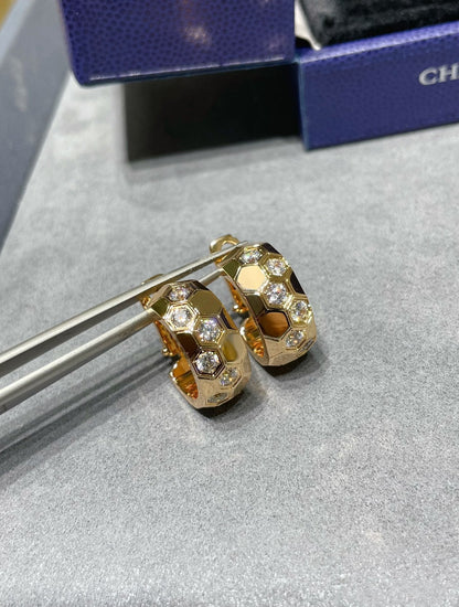 [Spark]BEE LOVE DIAMOND HOOP EARRINGS