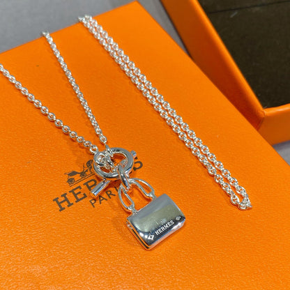 [Spark]CONSTANCE PEDANT SILVER NECKLACE