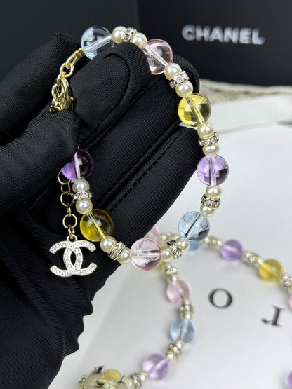 [Spark]Colorful Transparent Resin Bracelet