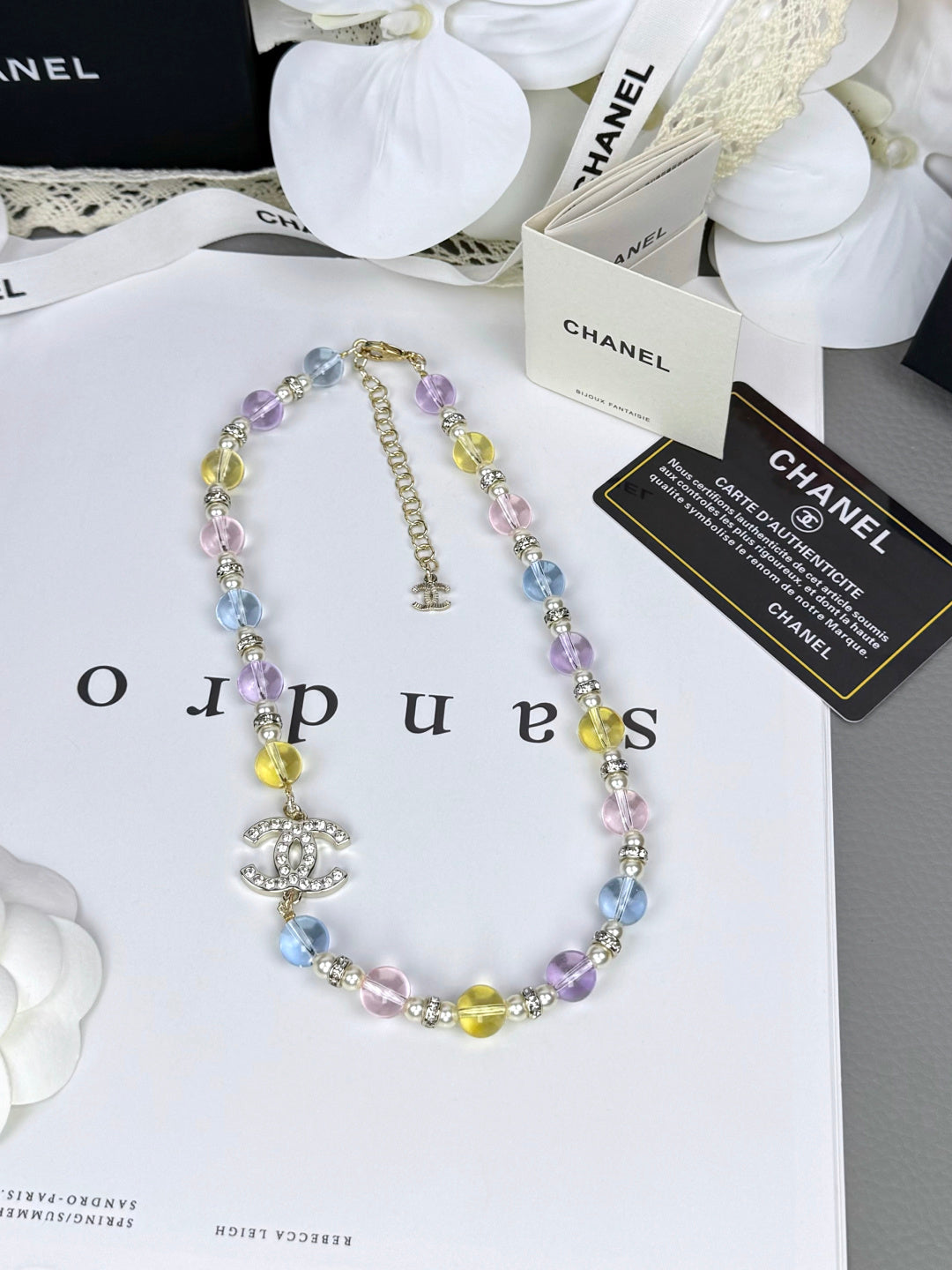 [Spark]26C New Spring Collection Colorful Transparent Resin Necklace