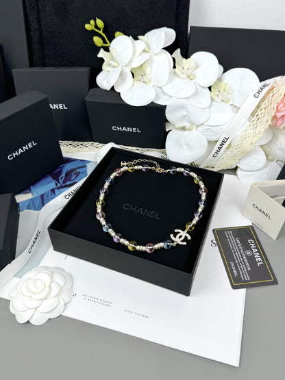 [Spark]26C New Spring Collection Colorful Transparent Resin Necklace