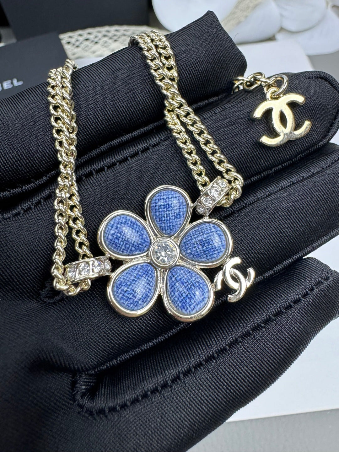 [Spark]VOLTE New Blue Floral Double-Layer Bracelet