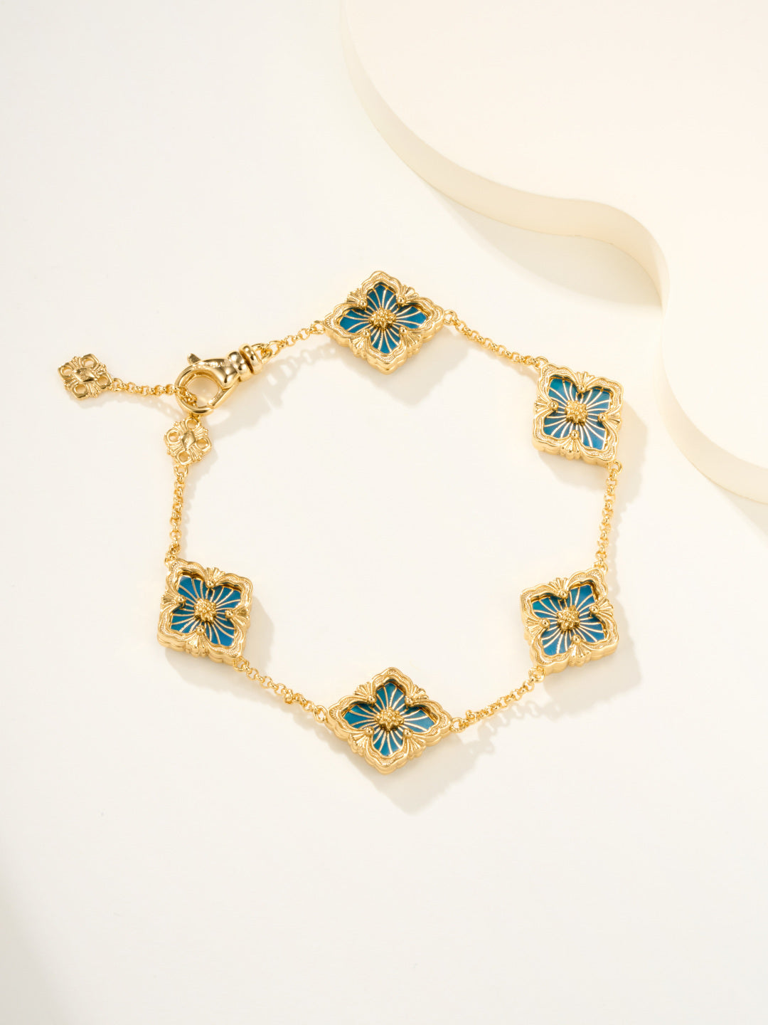 [Spark]B.C.L ENAMELED Five-Flower Bracelet£¨Various Colors)