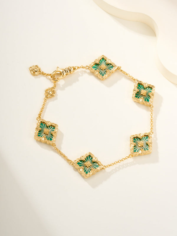 [Spark]B.C.L ENAMELED Five-Flower Bracelet£¨Various Colors)