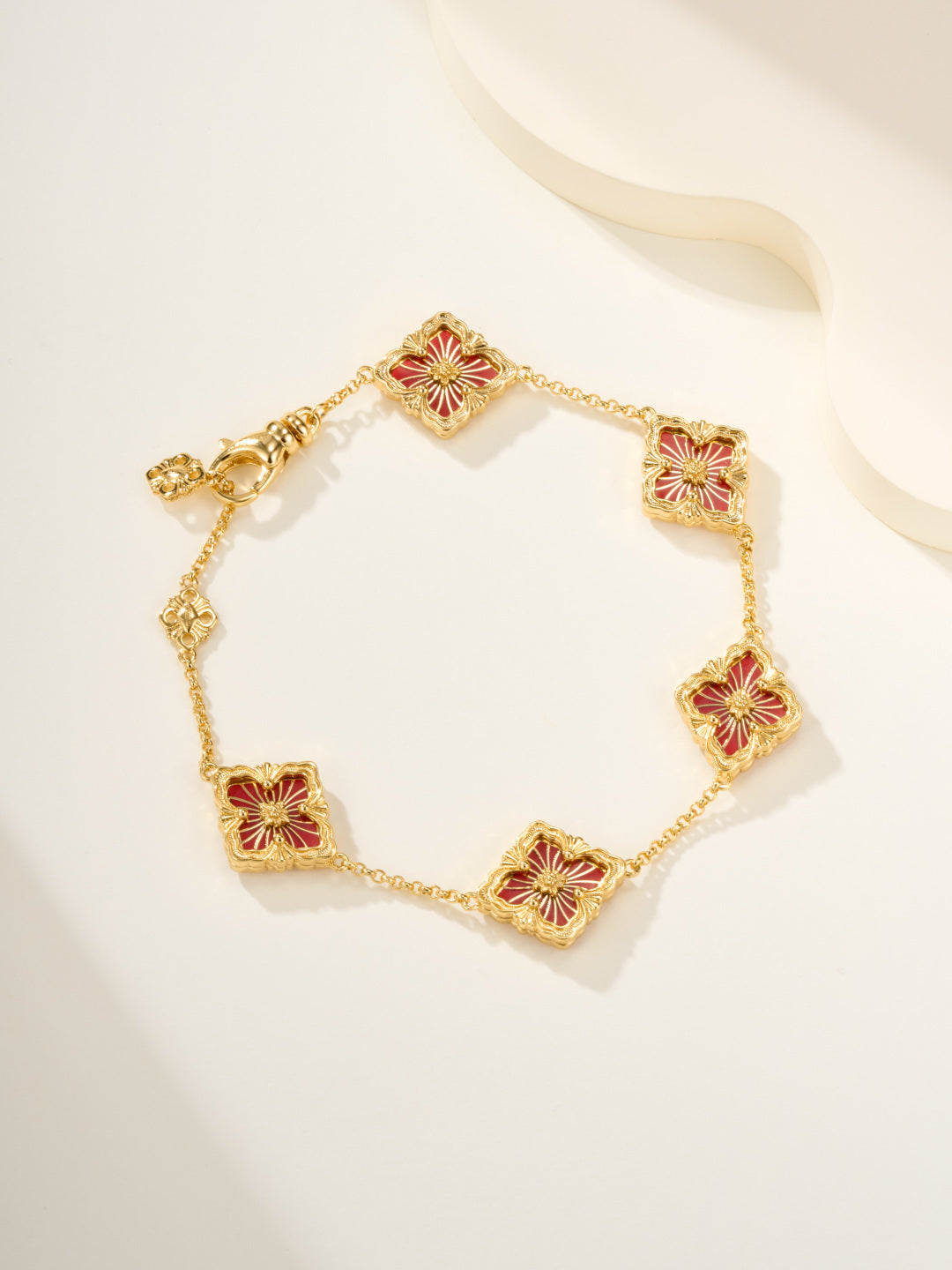 [Spark]B.C.L ENAMELED Five-Flower Bracelet£¨Various Colors)