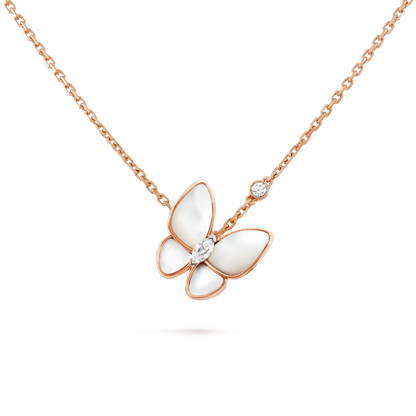 [Spark]BUTTERFLY MOP DIAMOND NECKLACE