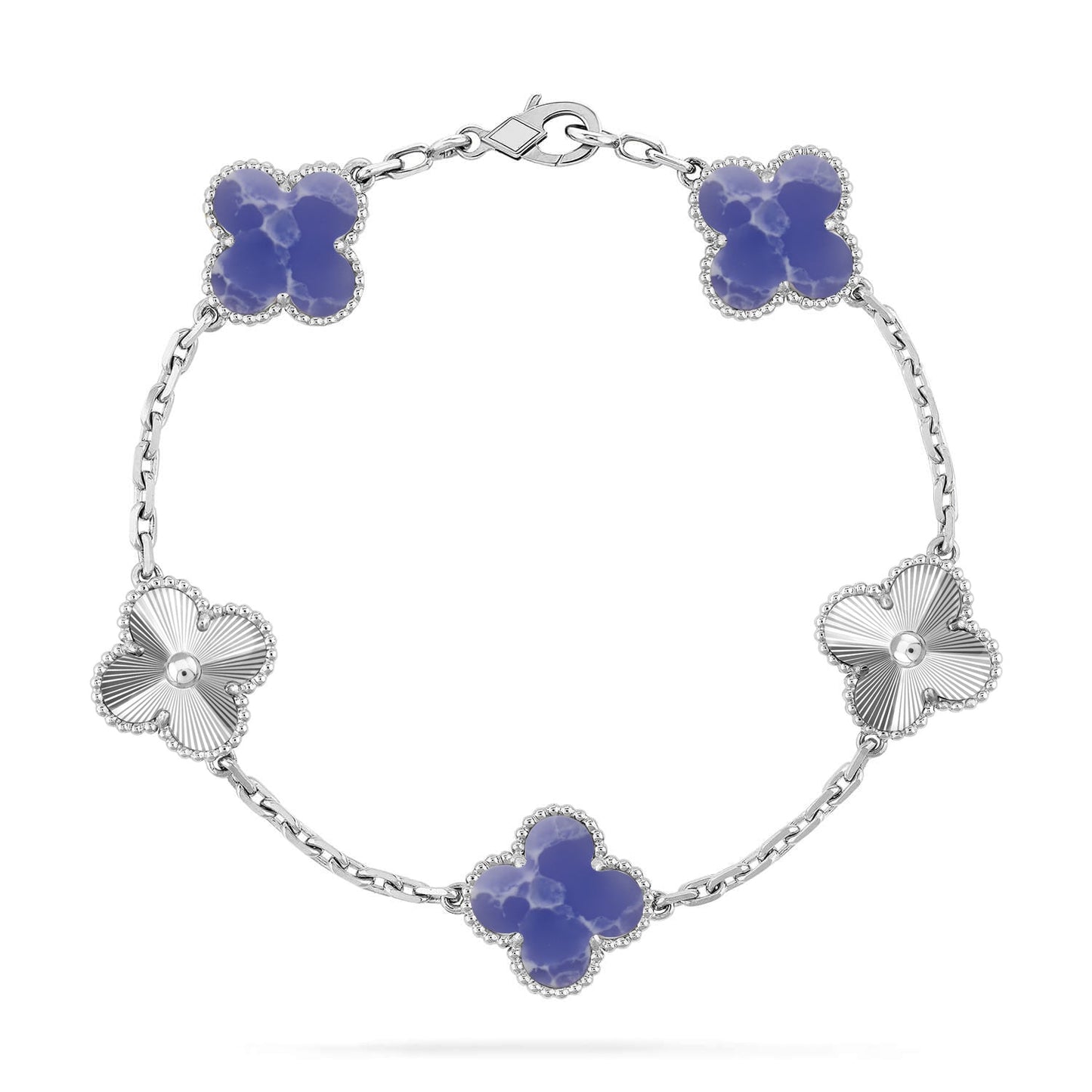 [Spark]CLOVER 5 MOTIF BLUE VEINS BRACELET COLLECTION