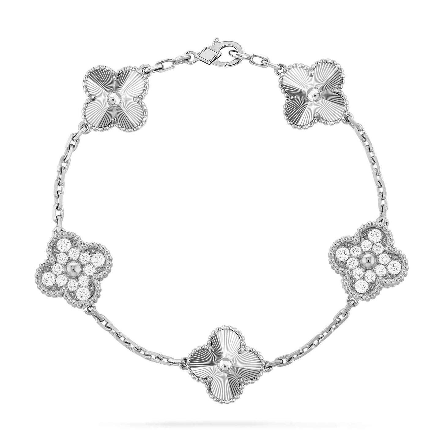 [Spark] CLOVER 5 MOTIF LASER BRACELET COLLECTION