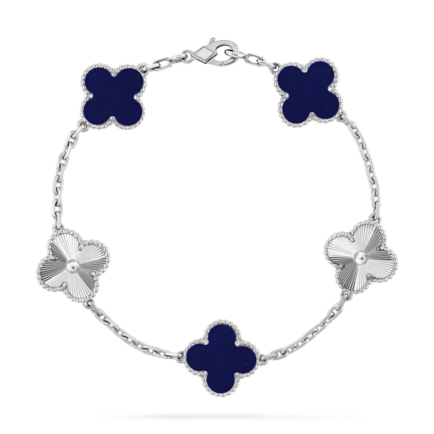 [Spark]CLOVER 5 MOTIF LAPIS LAZULI BRACELET COLLECTION