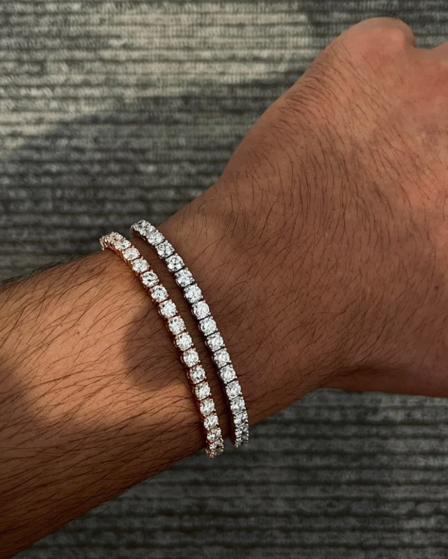 [Spark]  CLASSIC BASEBALL BRACELAT, 52 DIAMOND