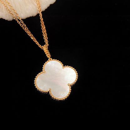 [Spark]CLOVER 25MM MOP LARGE PENDANT NECKLACE
