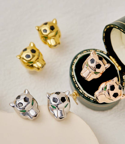 [?Spark]CHRRTAH-PRINT STUD EARRINGS, THREE COLORS