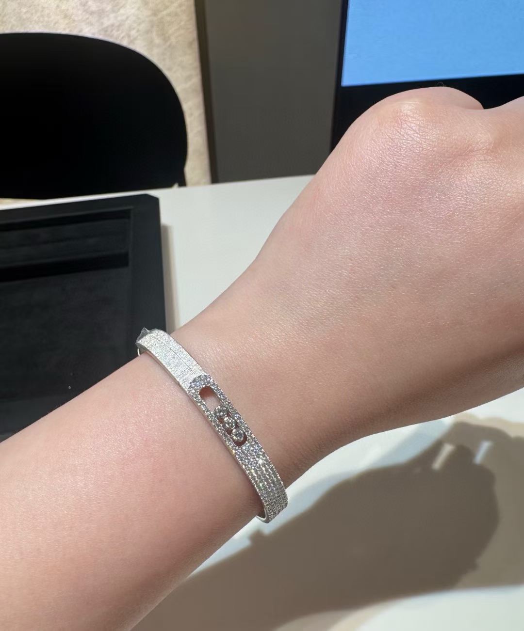 [Spark]2026 BRAND-NEW FROSTED BRACELET WITH DIAMONDS THREE COLORS