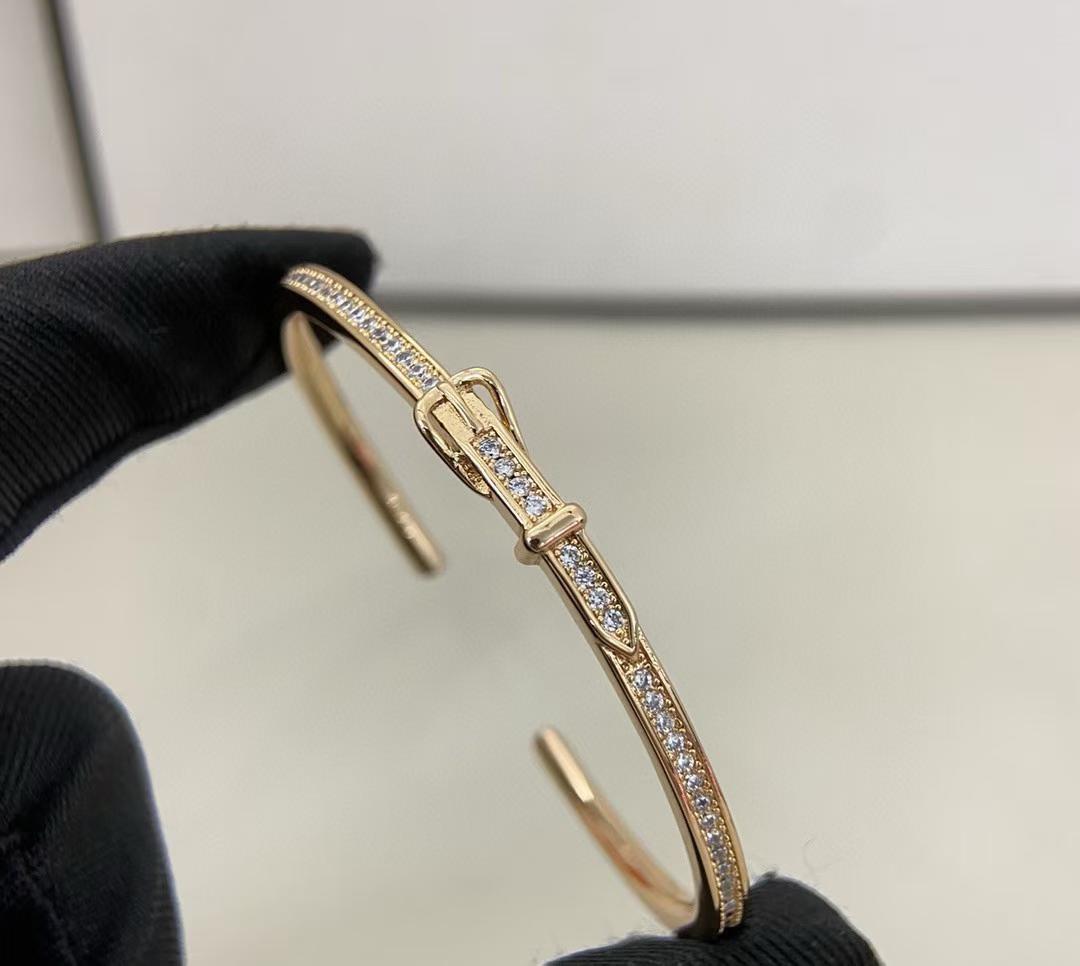 [?Spark]DIAMOND-ENCRUSTED BRACELET THREE COLORS