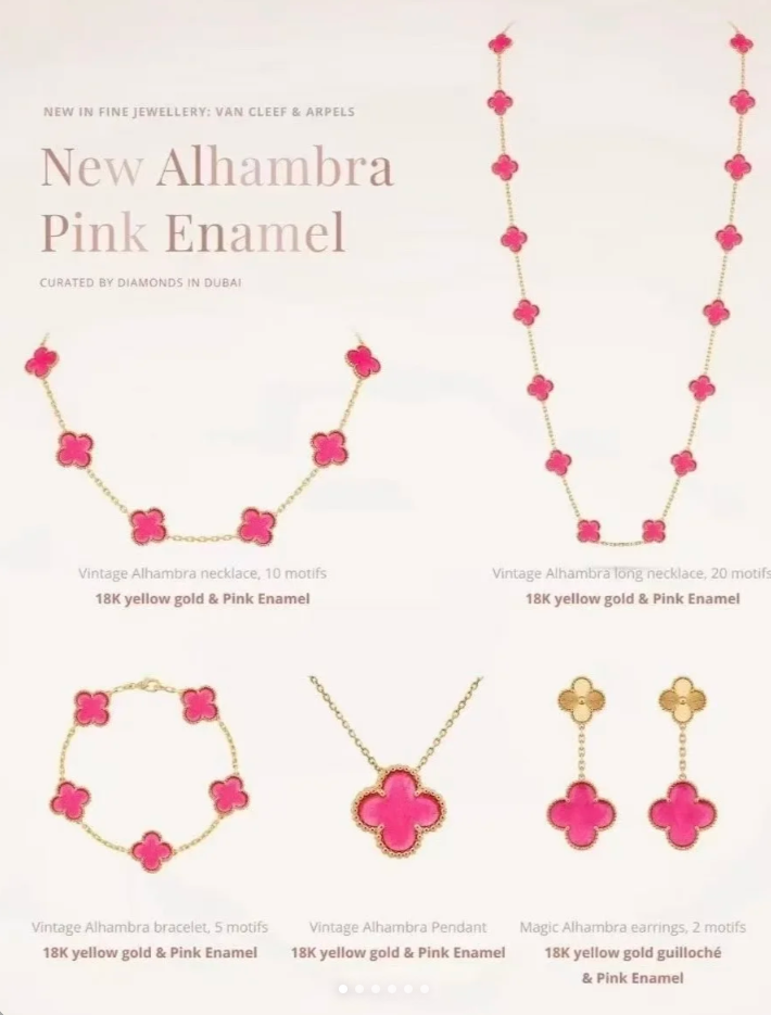 [spark ] 26 NEW PINK BUBBLE ENAMEL SET
