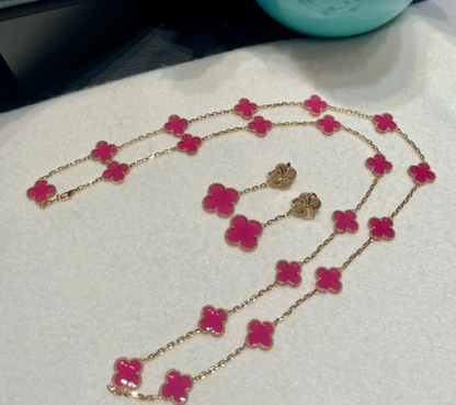 [spark ] 26 NEW PINK BUBBLE ENAMEL SET