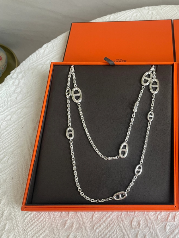 [Spark]Classic Silver Sweater Chain