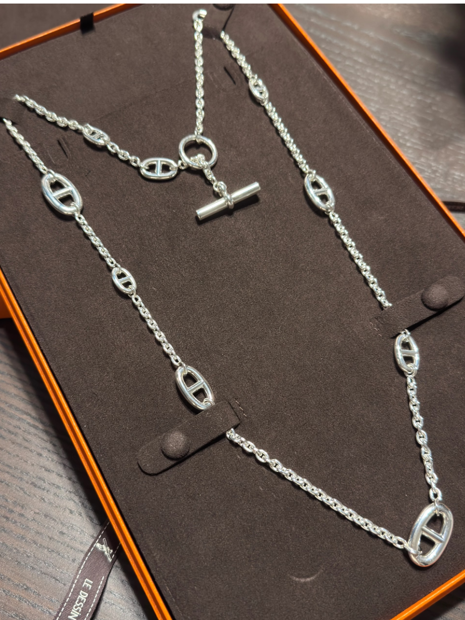 [Spark]Classic Silver Sweater Chain