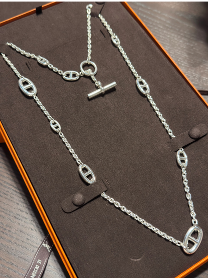[Spark]Classic Silver Sweater Chain