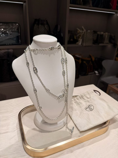 [Spark]Classic Silver Sweater Chain