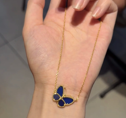 [Spark]BUTTERFLY BLUE   NECKLACE