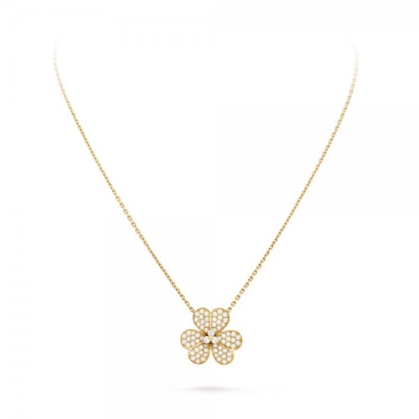 [Spark]FLOWER DIAMOND NECKLACE